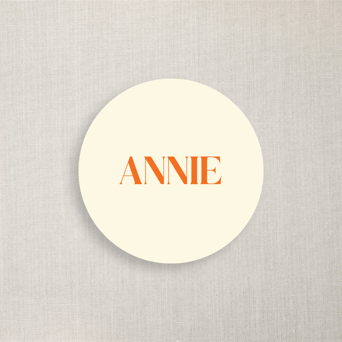 Annie - Name Place Card