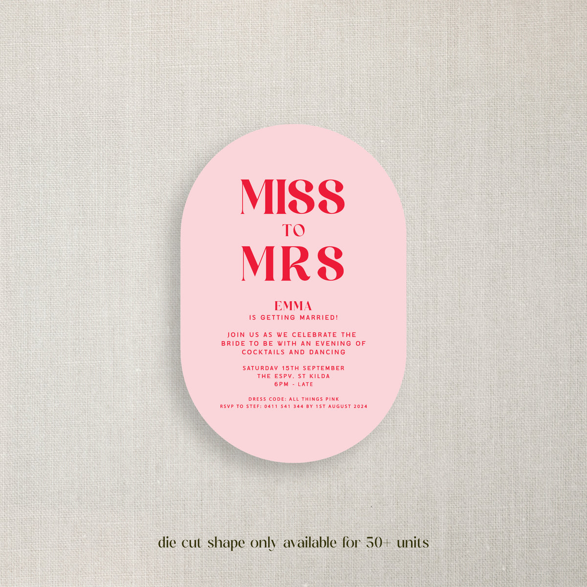 Miss to Mrs - Hens Party