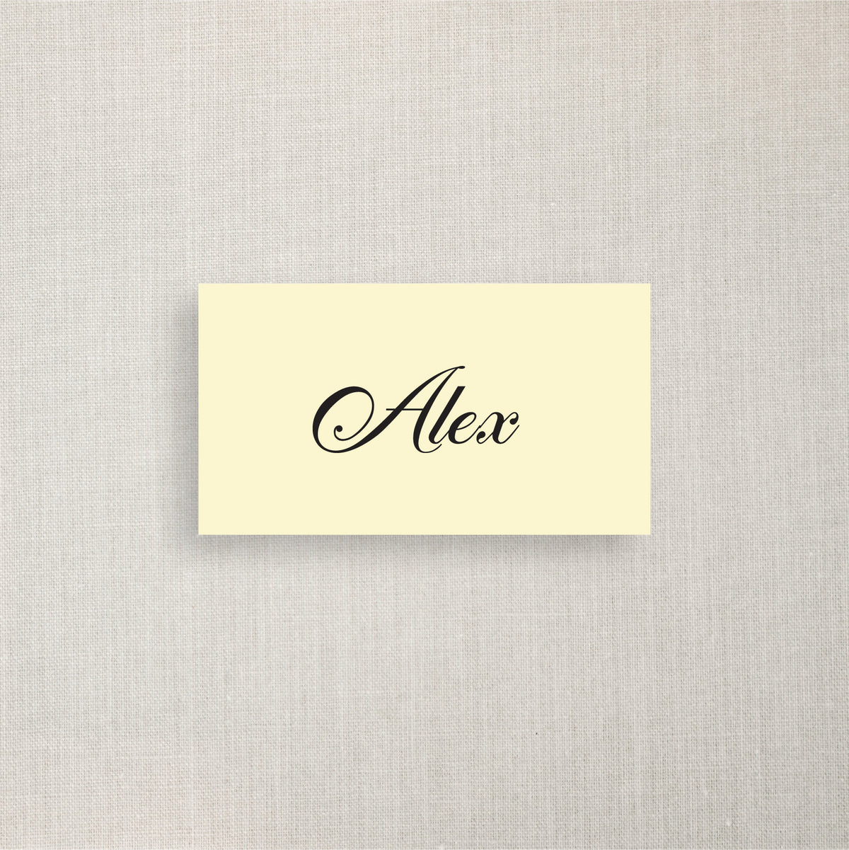Alex - Name Place Card