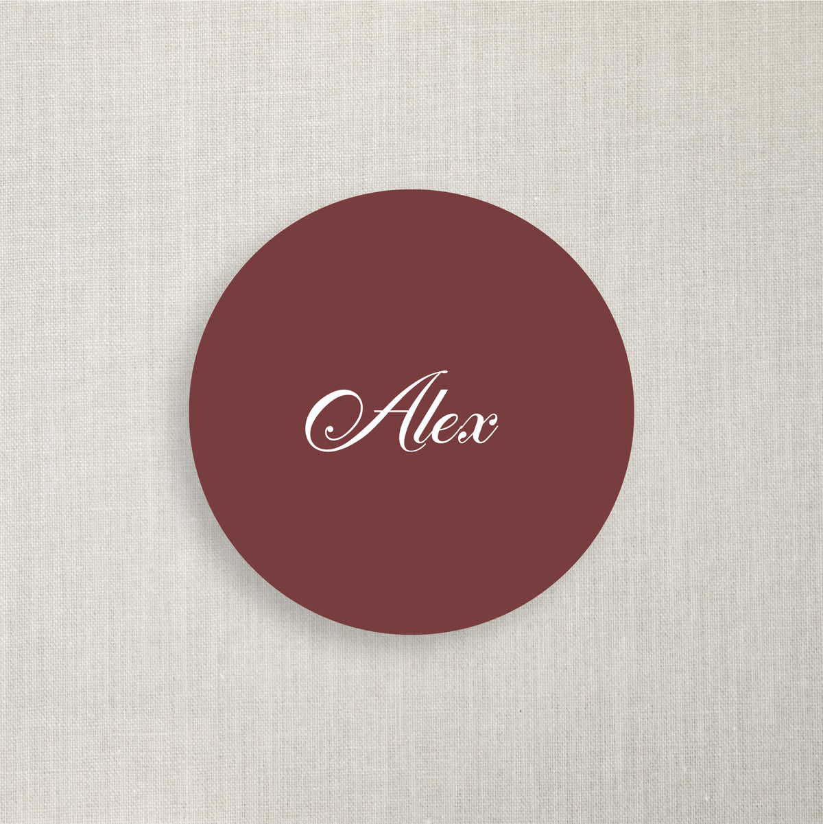 Alex - Name Place Card
