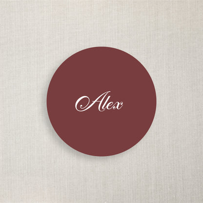 Alex - Name Place Card