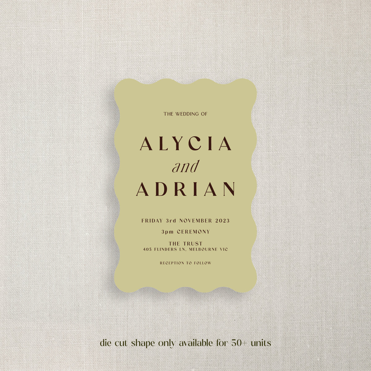 Alycia - Wedding Invitation