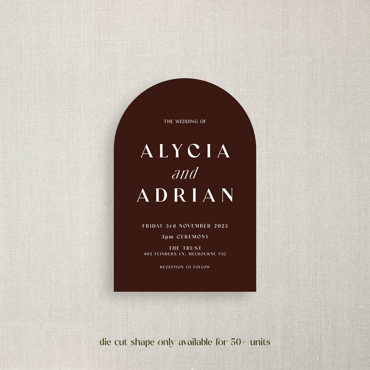 Alycia - Wedding Invitation