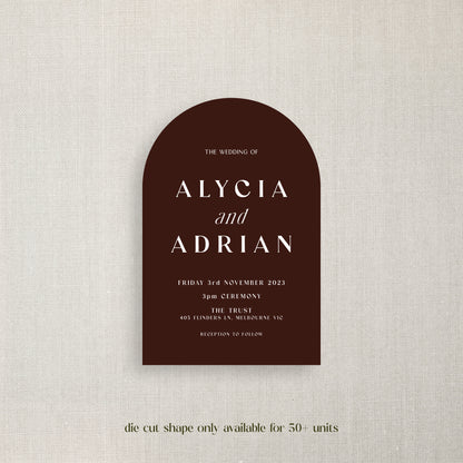 Alycia - Wedding Invitation