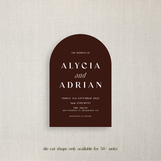 Alycia - Wedding Invitation