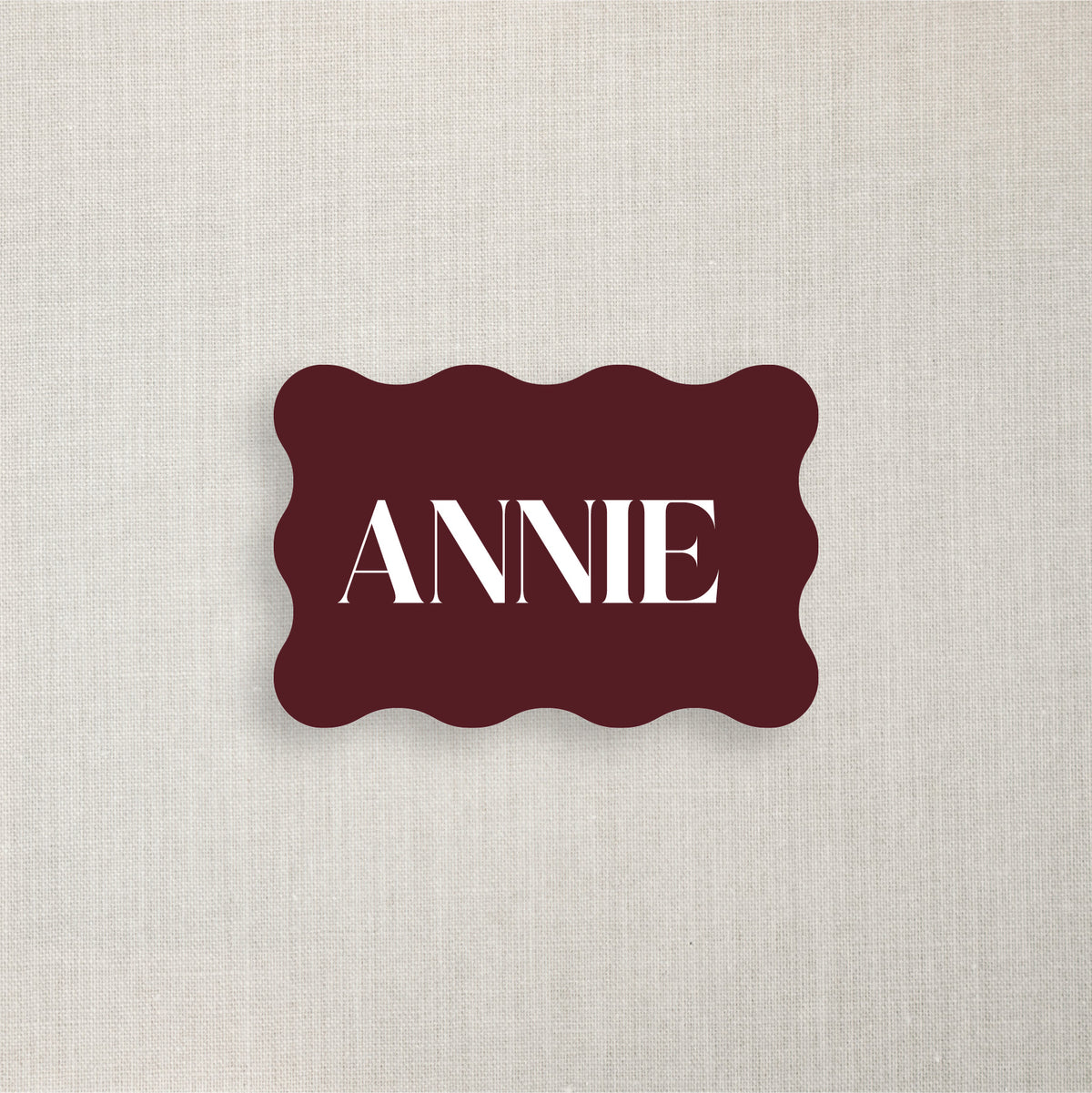 Annie - Name Place Card
