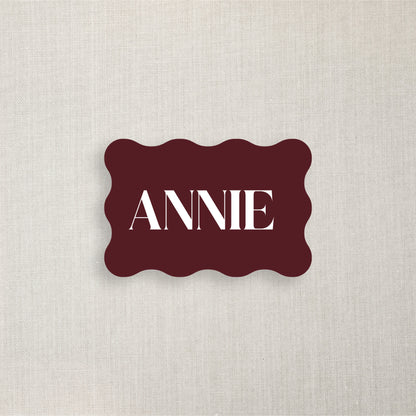 Annie - Name Place Card