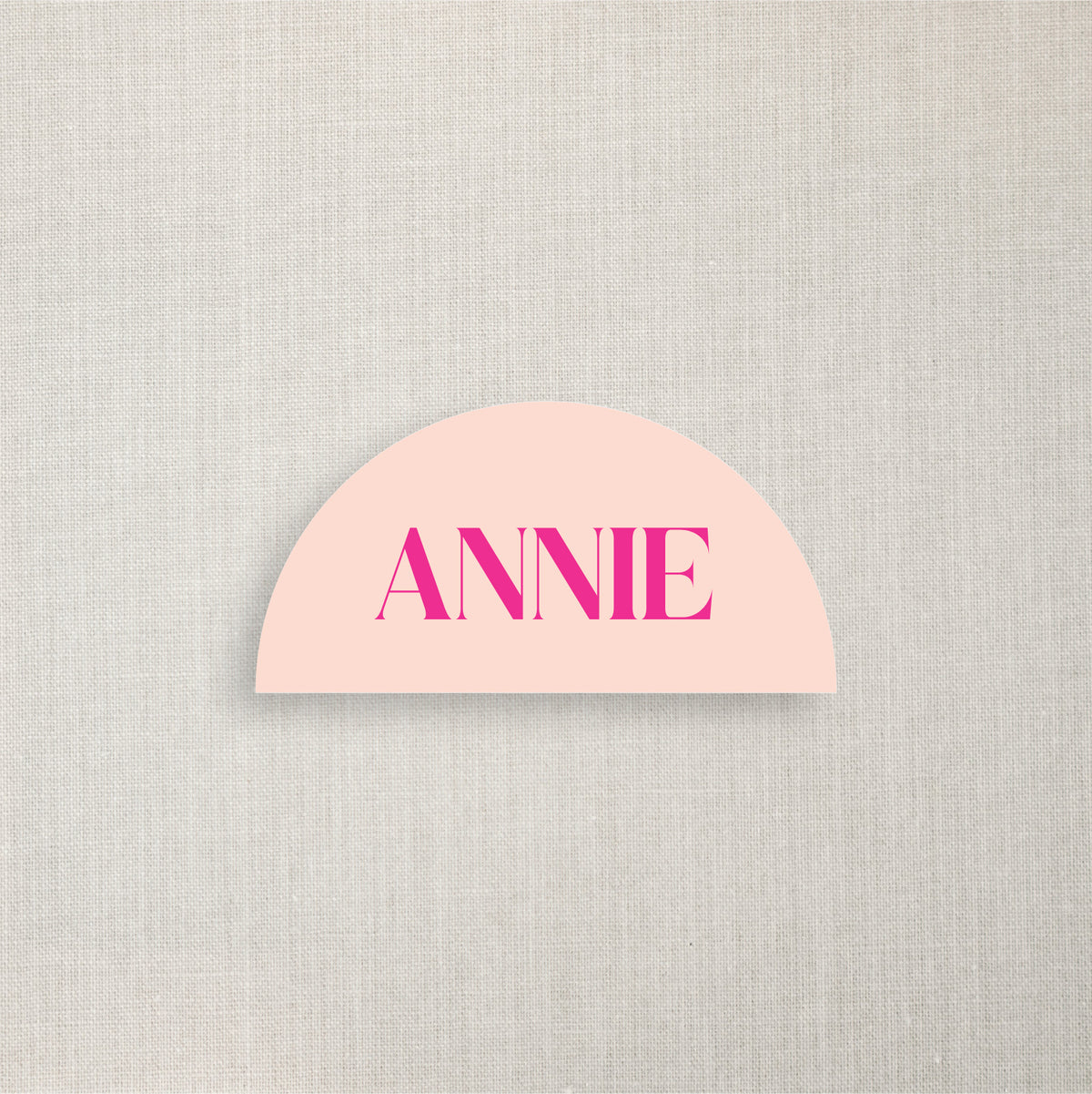 Annie - Name Place Card