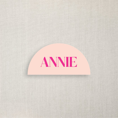 Annie - Name Place Card
