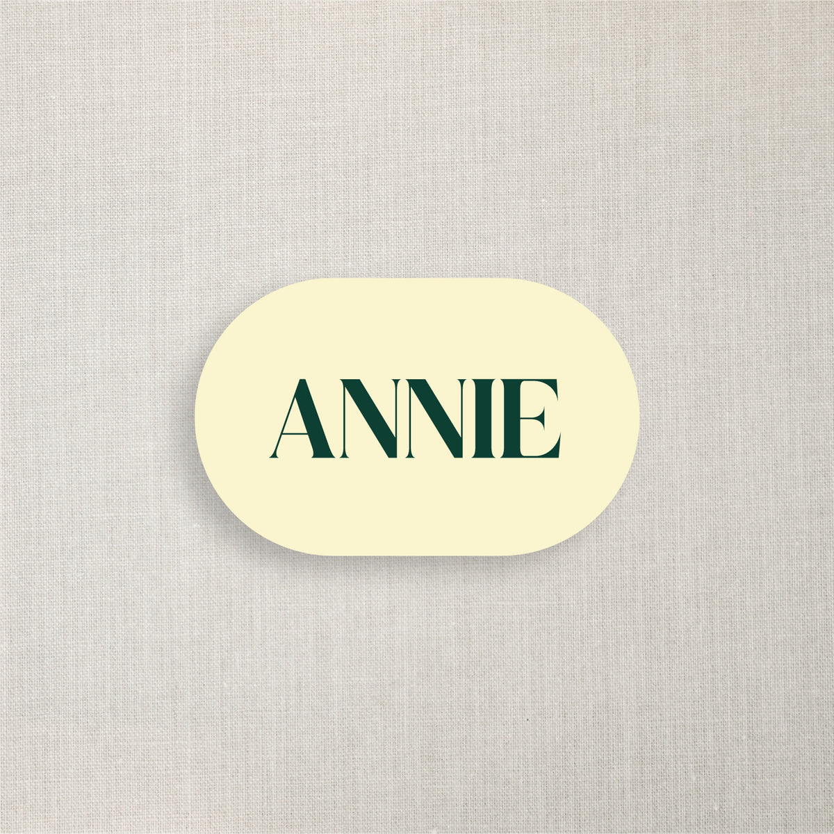 Annie - Name Place Card