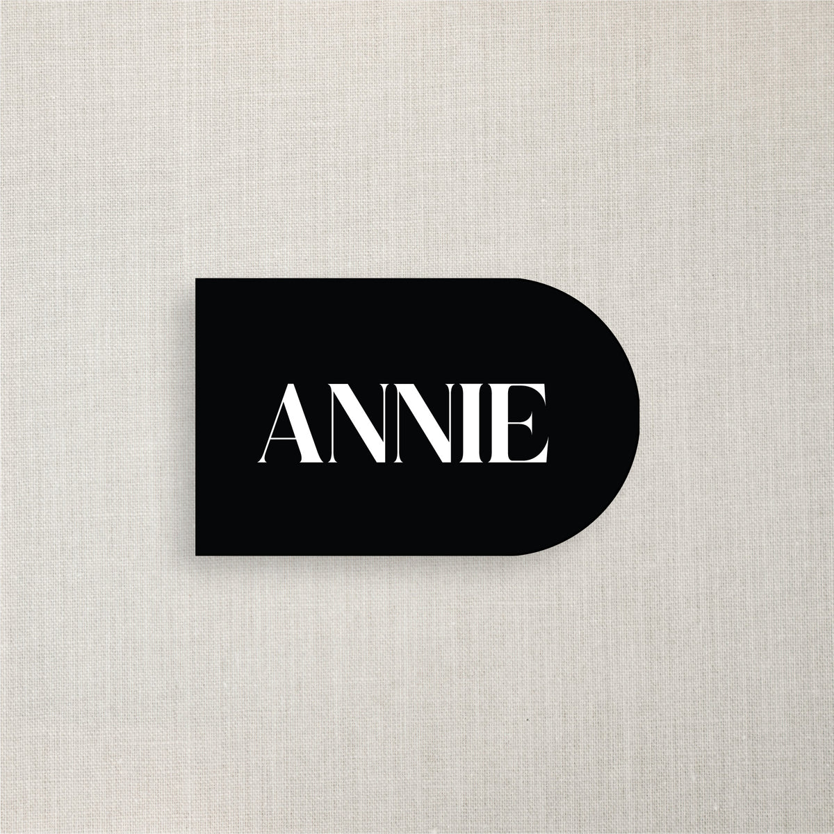 Annie - Name Place Card