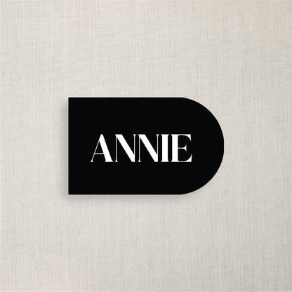 Annie - Name Place Card