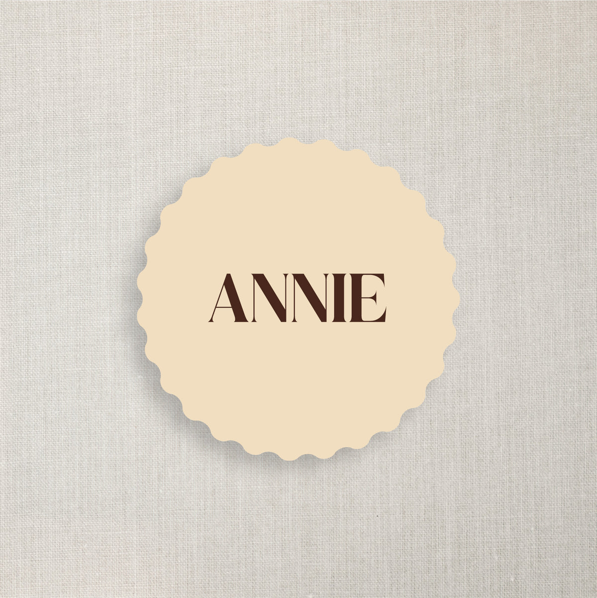 Annie - Name Place Card