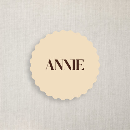Annie - Name Place Card
