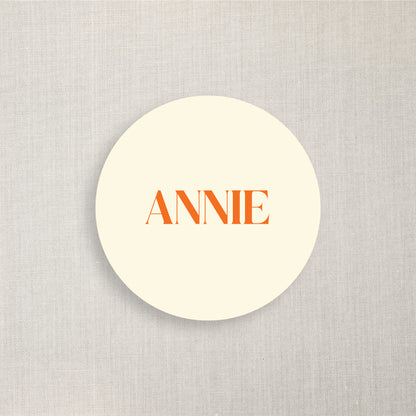 Annie - Name Place Card