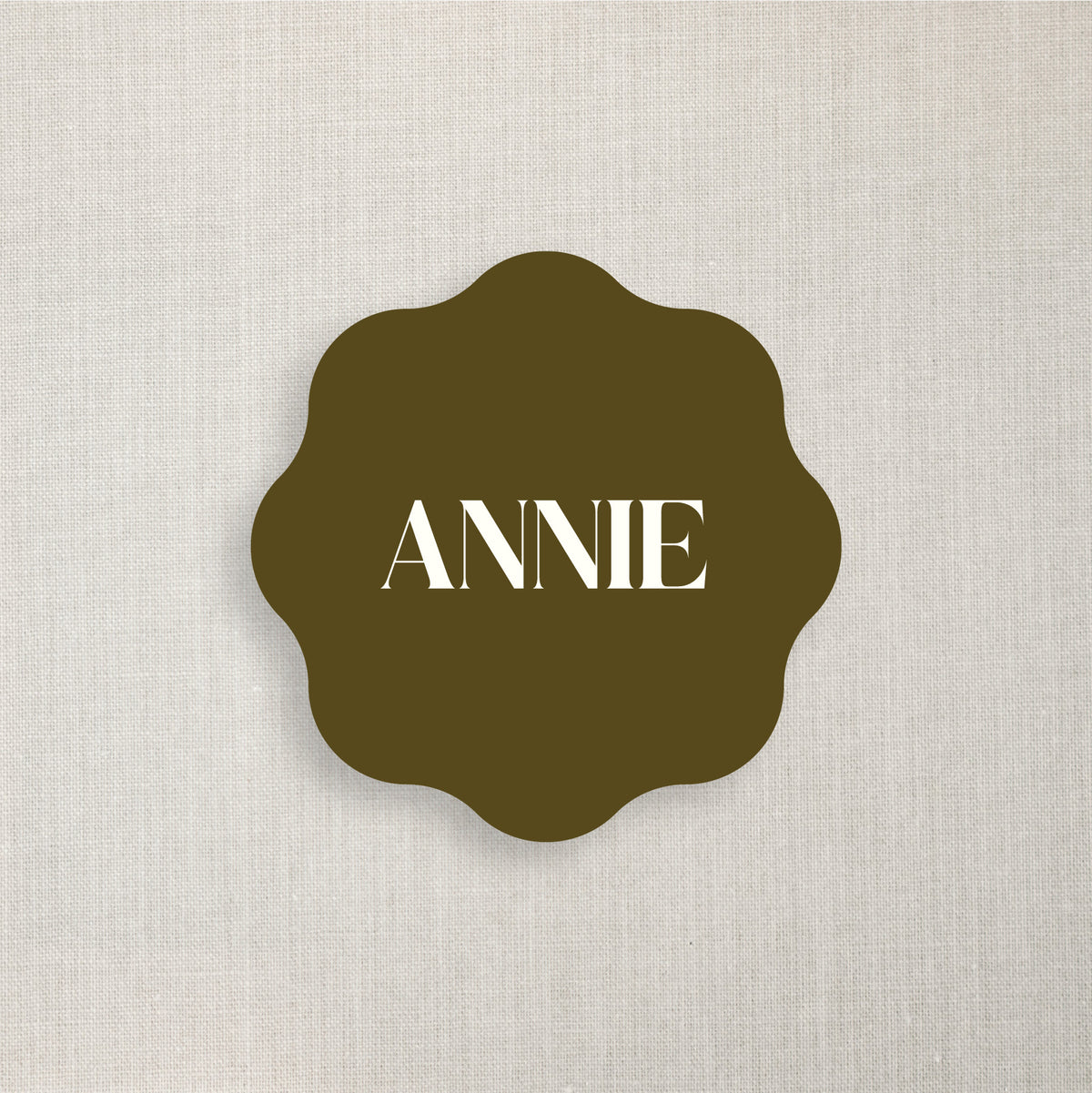 Annie - Name Place Card