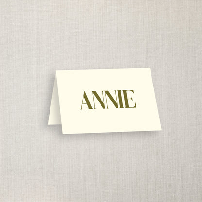 Annie - Name Place Card