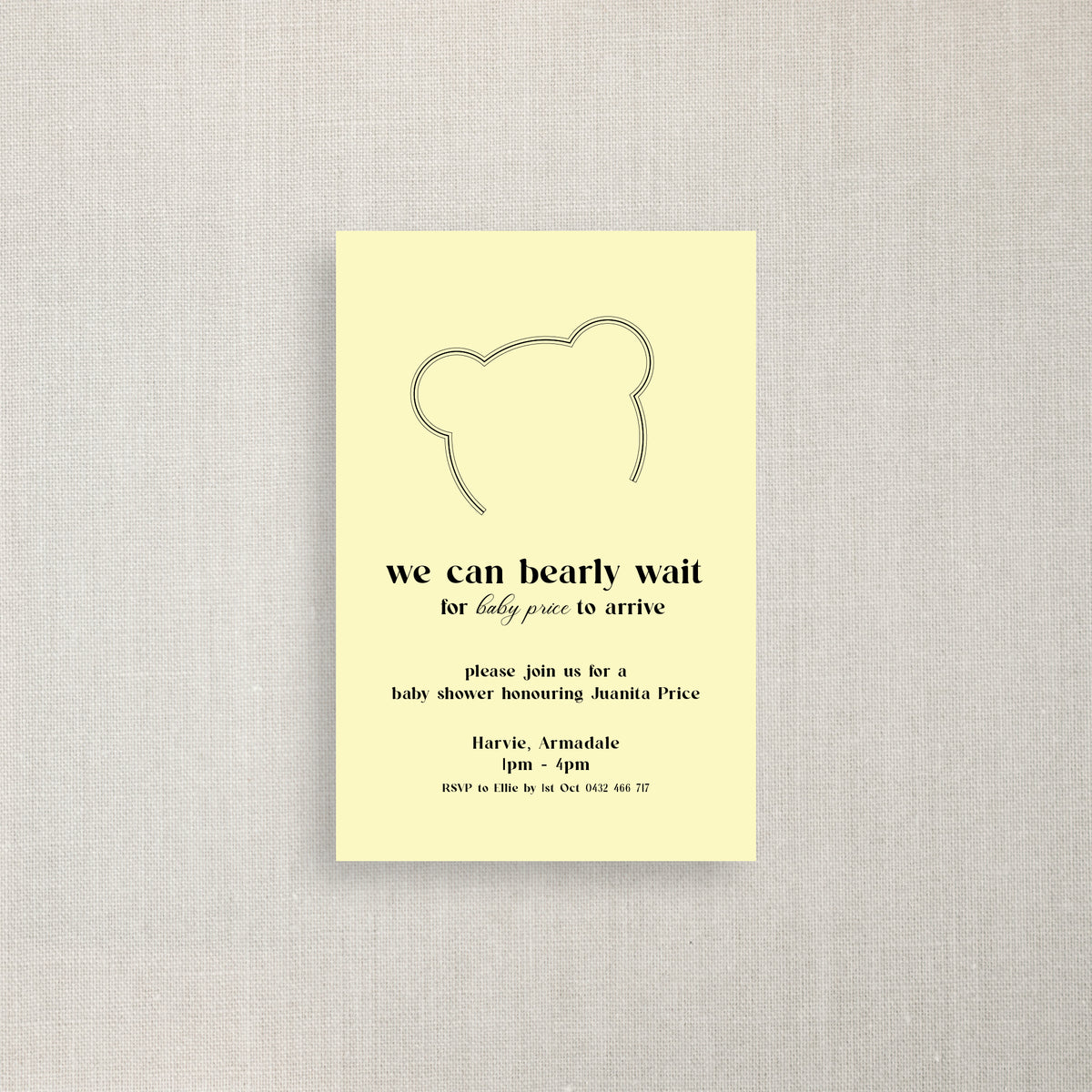 Bearly Wait - Baby Shower