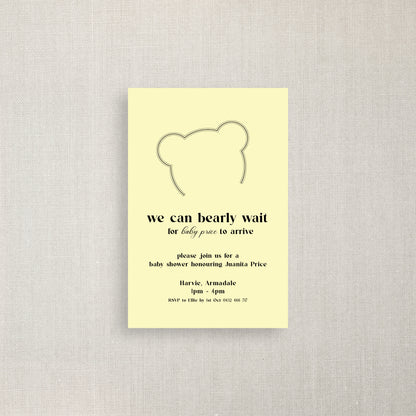 Bearly Wait - Baby Shower