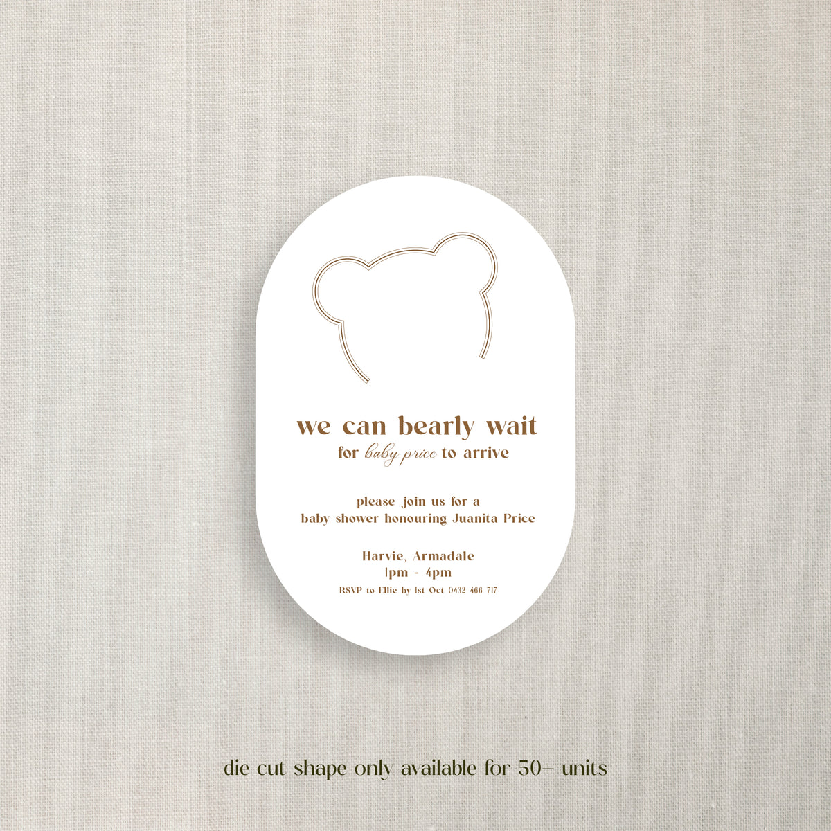 Bearly Wait - Baby Shower