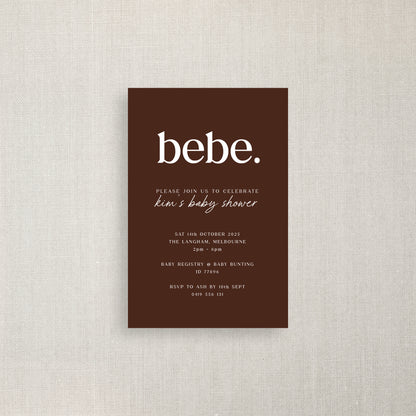 Bebe - Baby Shower