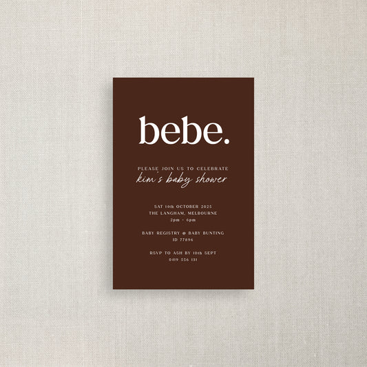 Bebe - Baby Shower