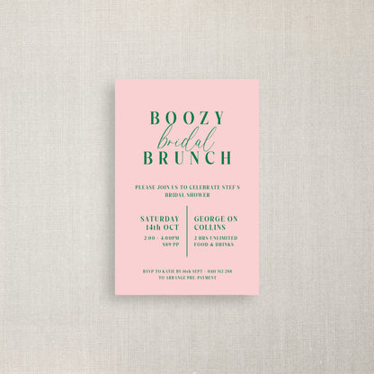 Boozy - Bridal Shower