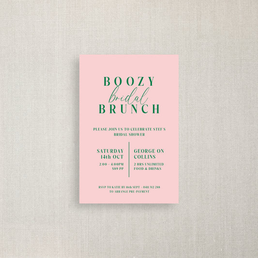 Boozy - Bridal Shower