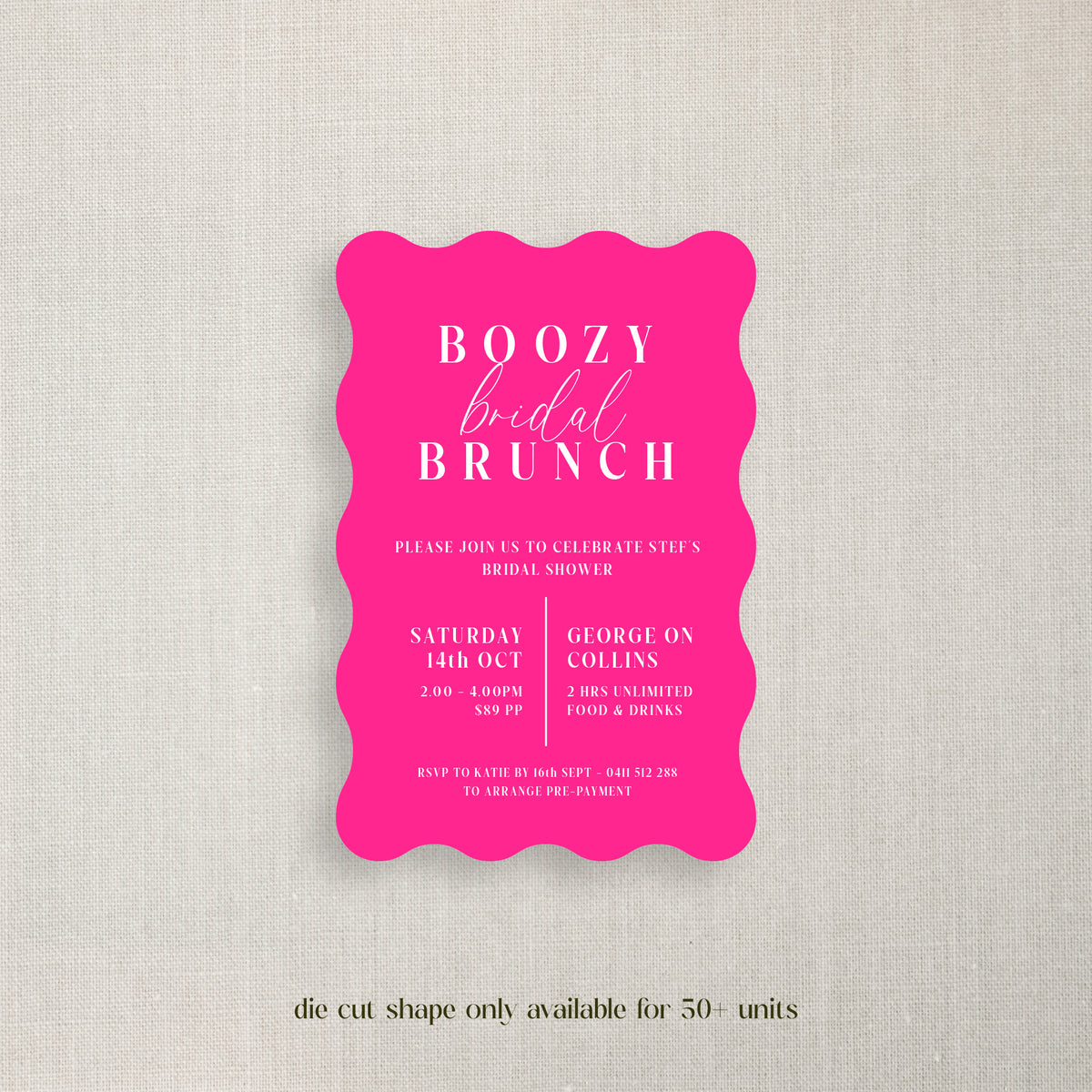 Boozy - Bridal Shower