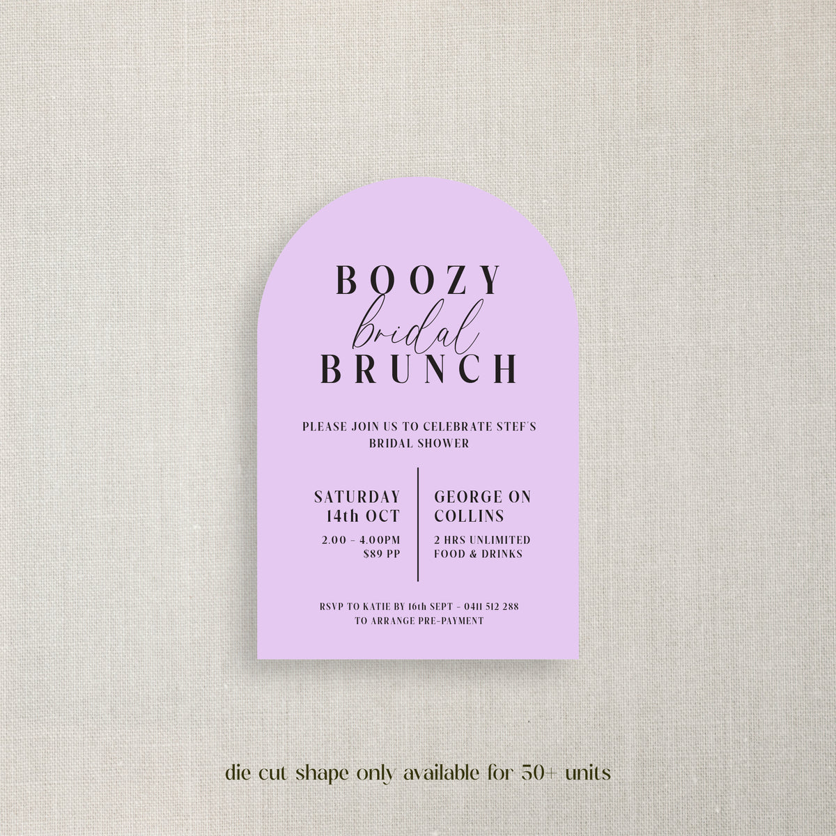 Boozy - Bridal Shower