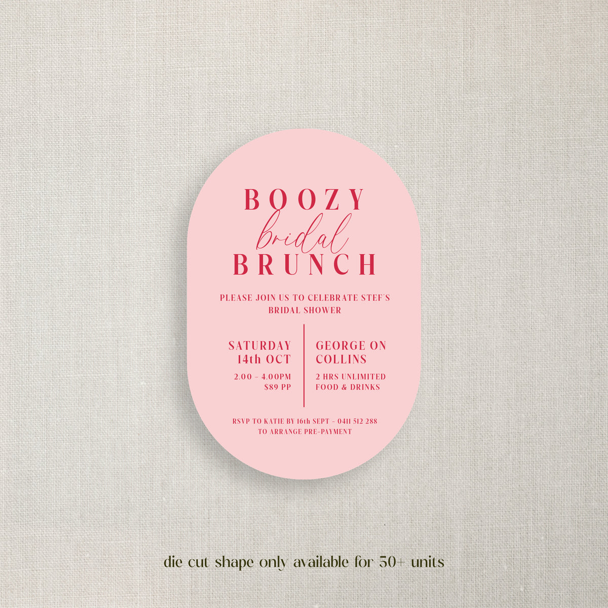 Boozy - Bridal Shower