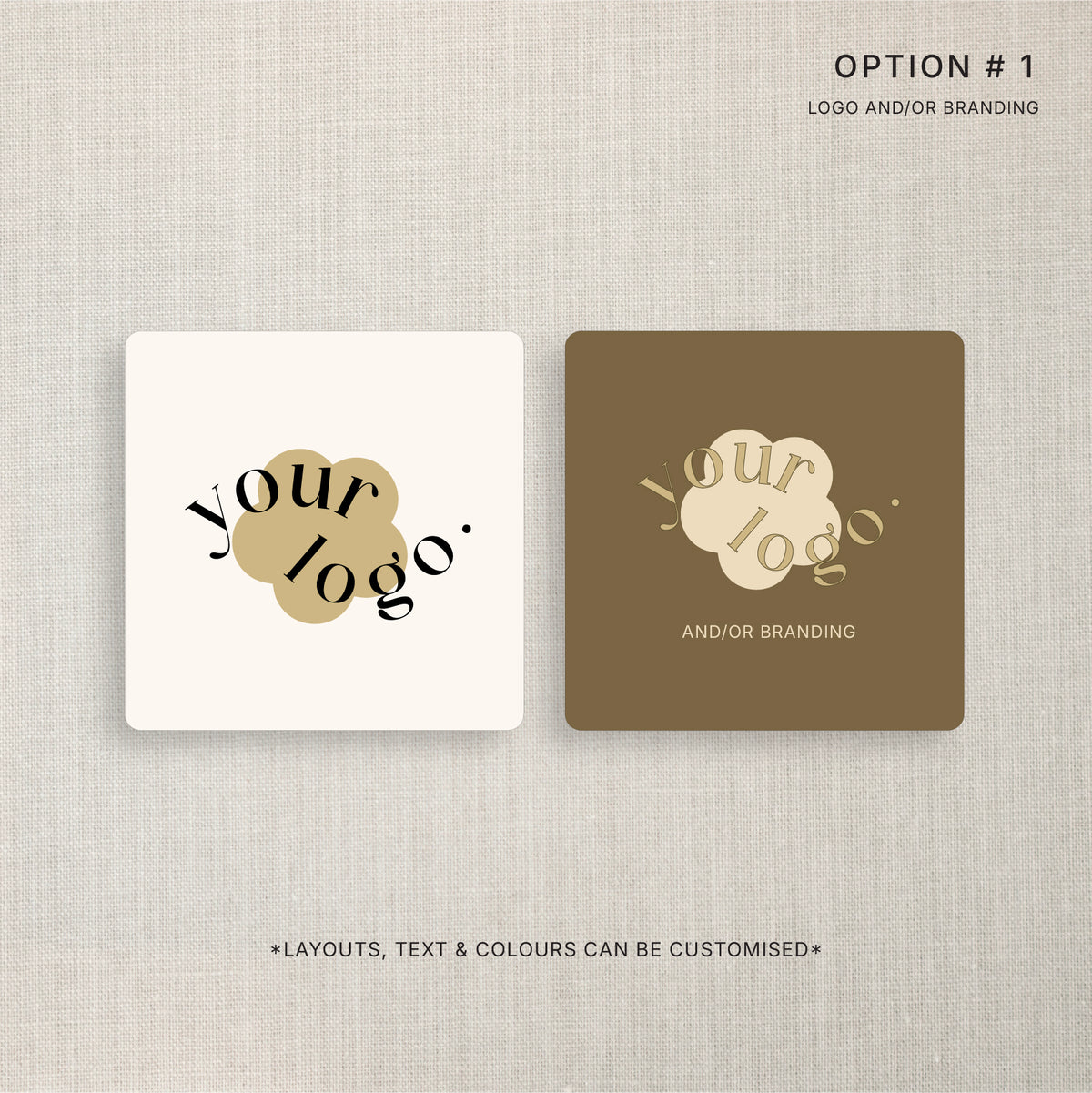 square coasters.