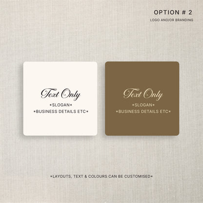 square coasters.