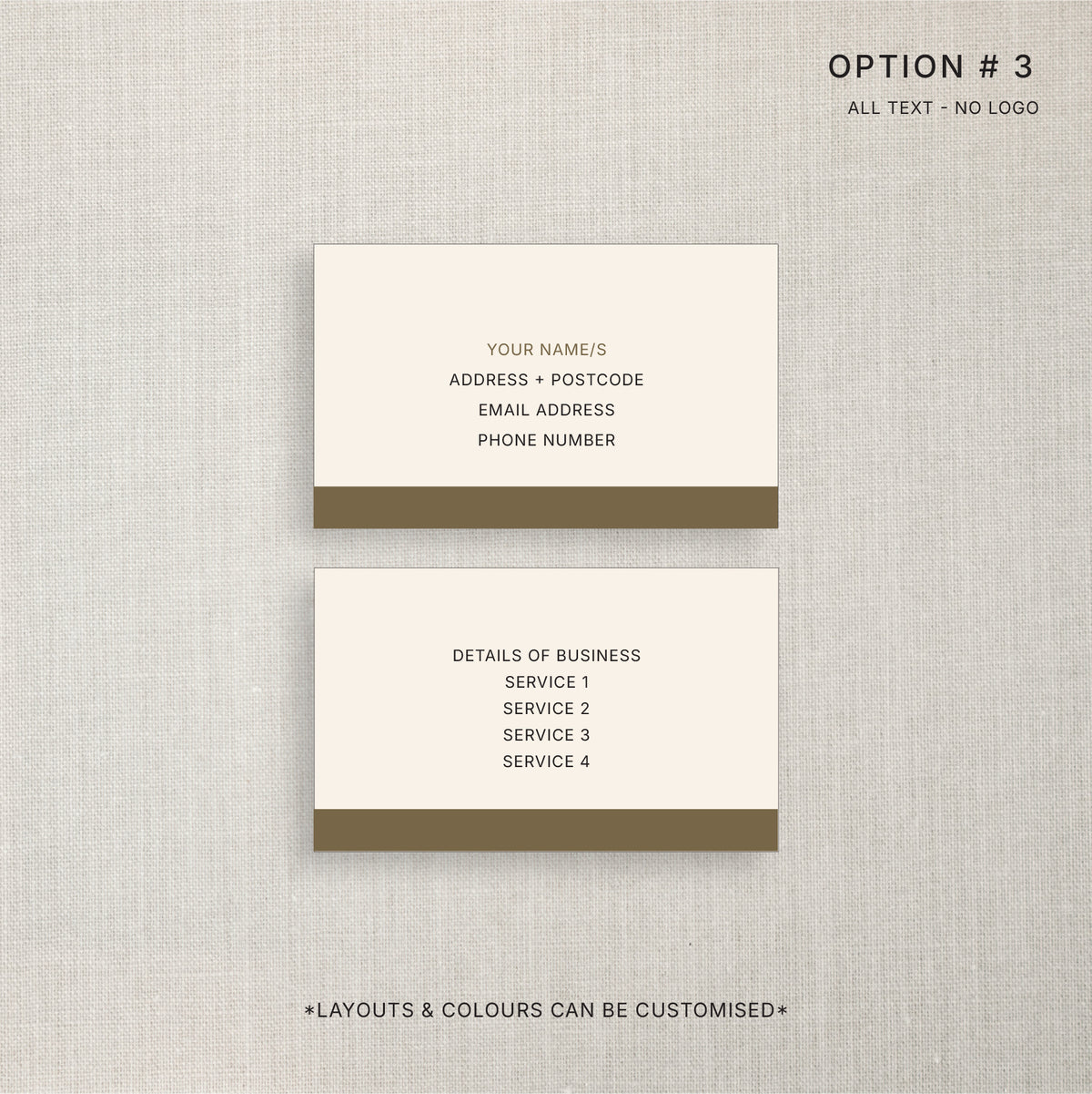 Standard & Premium - Business Cards