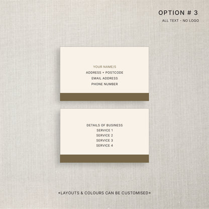Standard & Premium - Business Cards