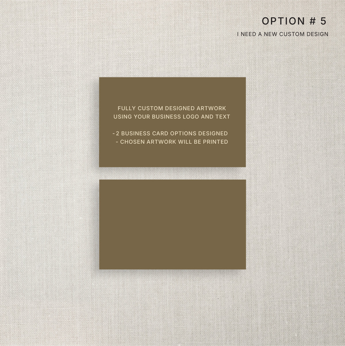 Standard & Premium - Business Cards