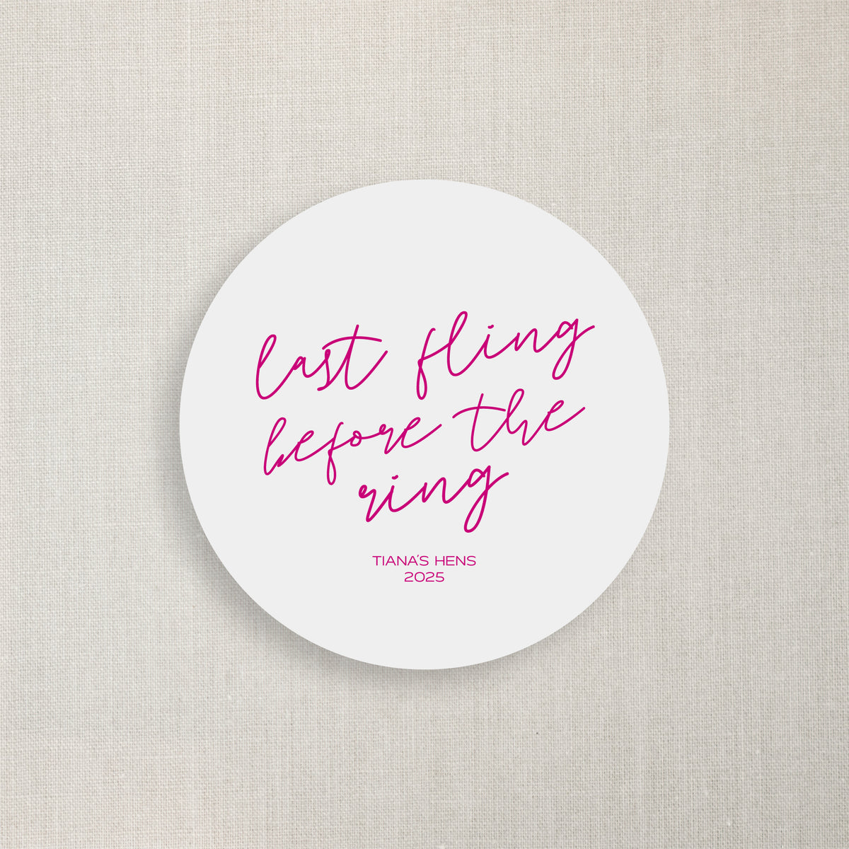 Last Fling - Coasters