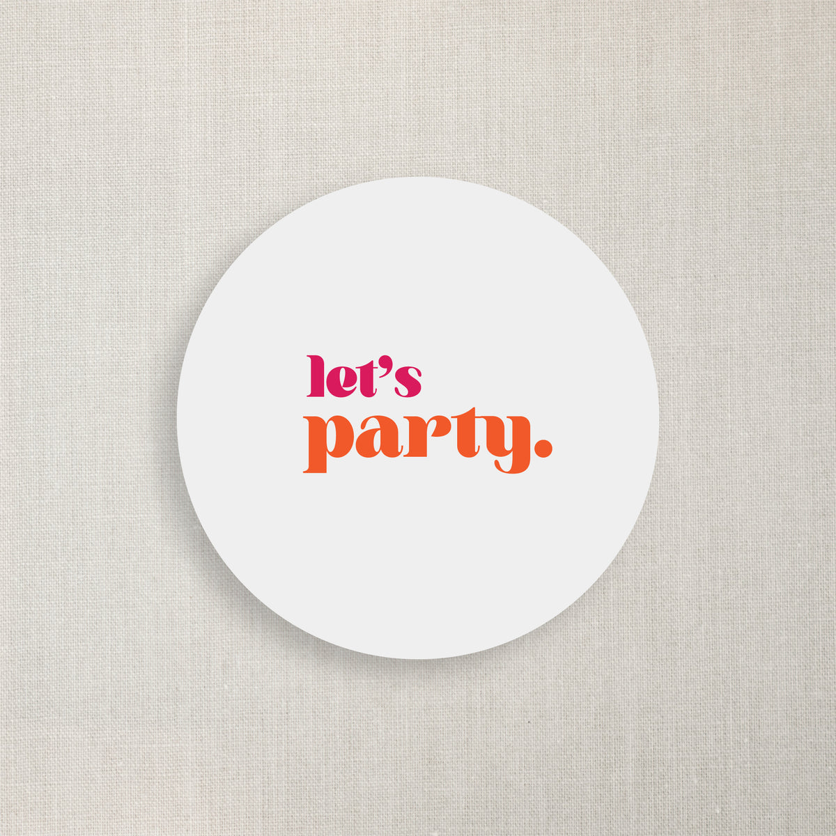 Let's Party - Coasters