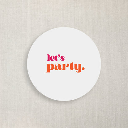 Let's Party - Coasters