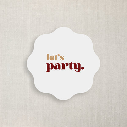 Let's Party - Coasters