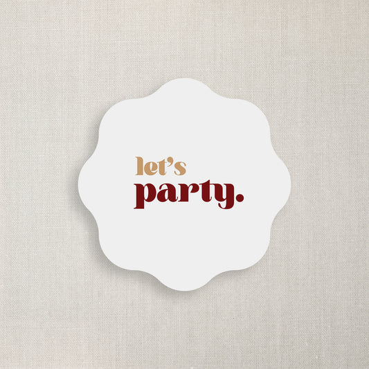 Let's Party - Coasters