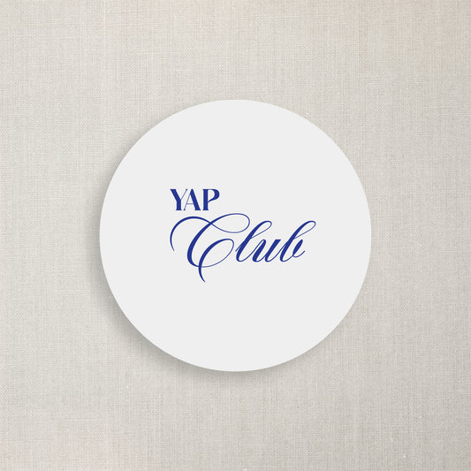 Yap Club - Coasters