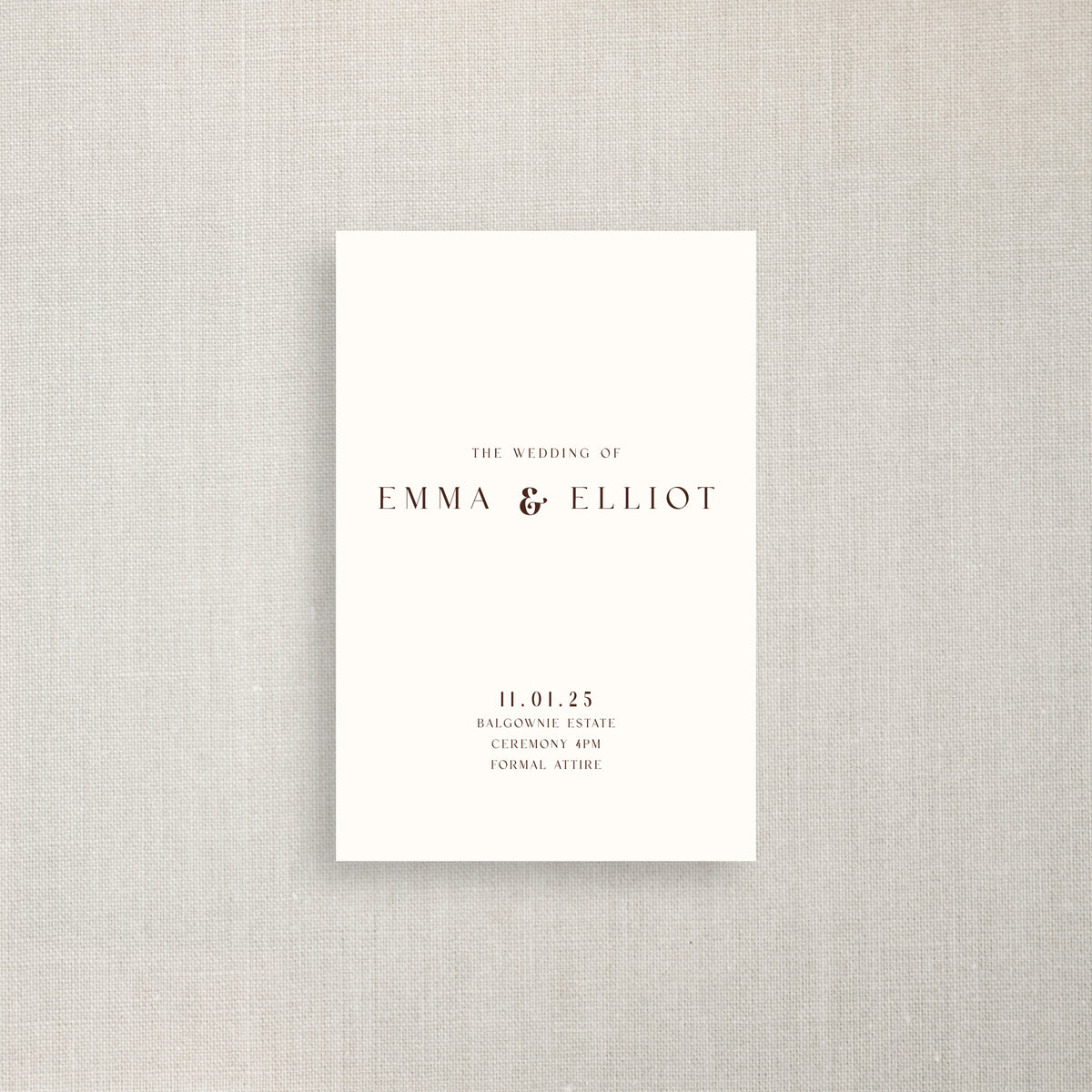 Emma - Wedding Invitation