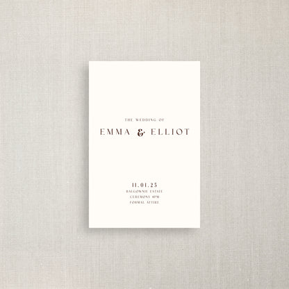 Emma - Wedding Invitation