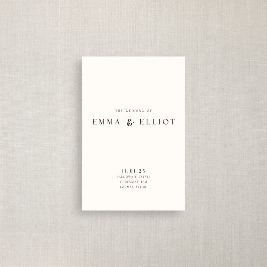Emma - Wedding Invitation