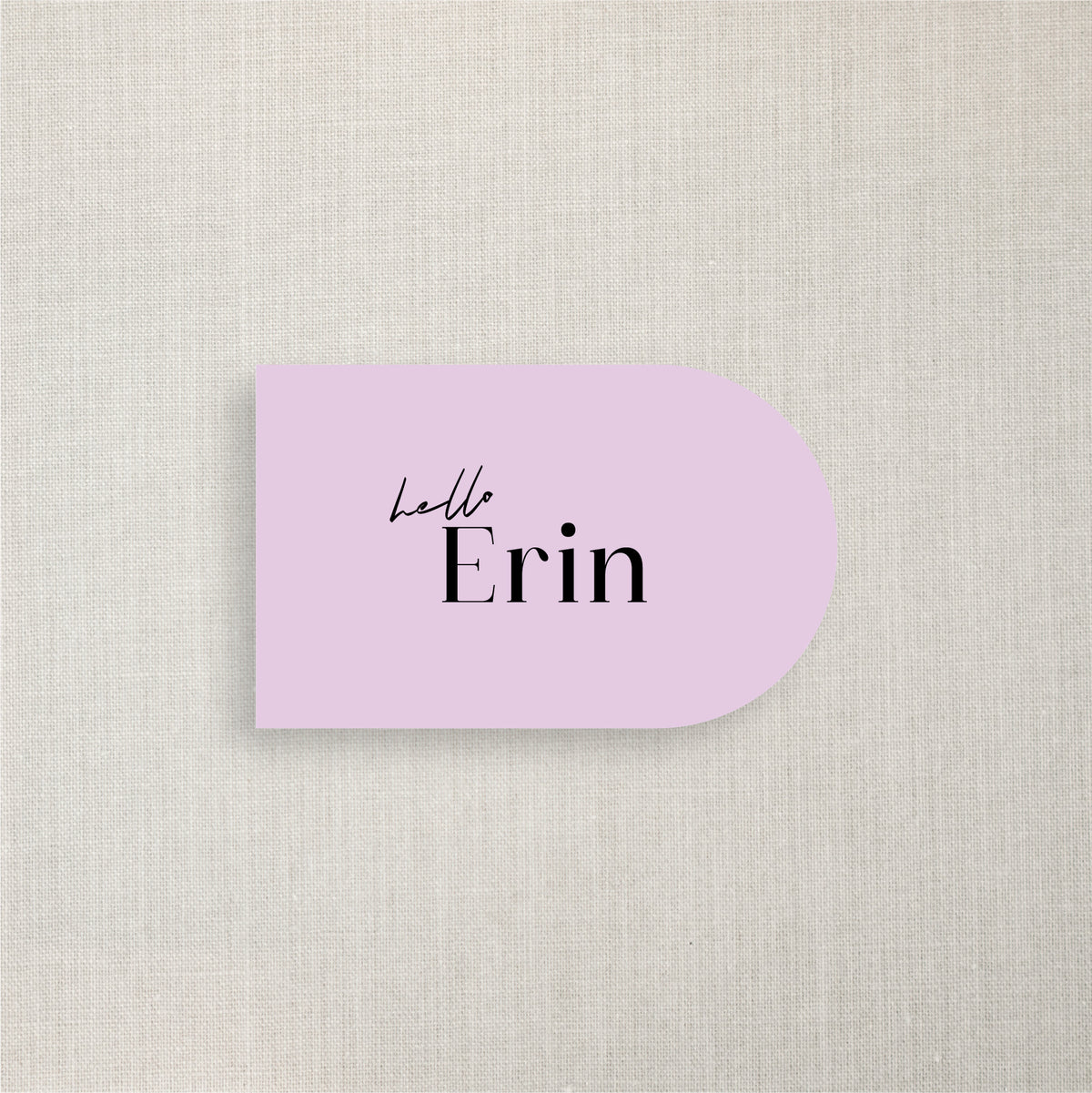 Erin - Name Place Card