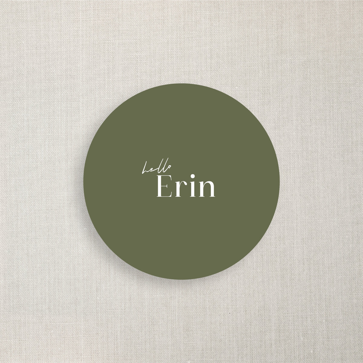 Erin - Name Place Card