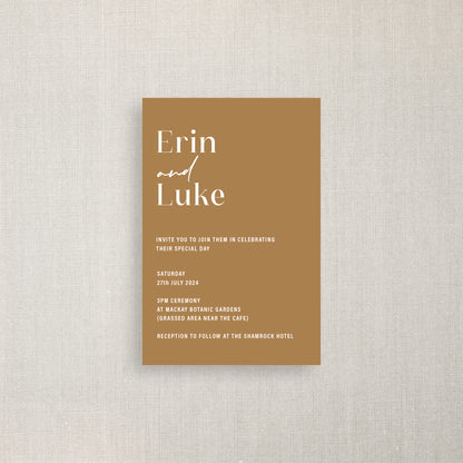 Erin - Wedding Invitation