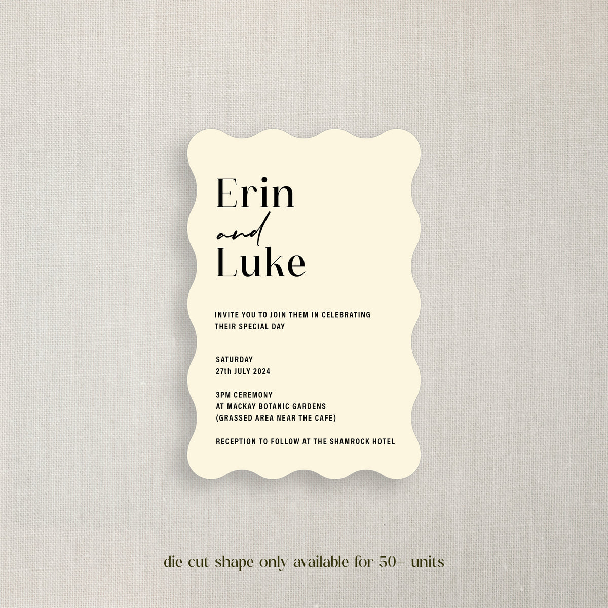 Erin - Wedding Invitation