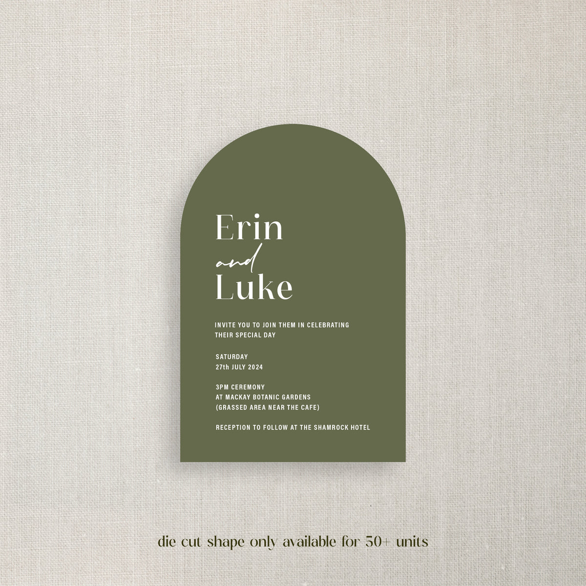 Erin - Wedding Invitation